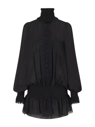Dilara Findikoglu Drama Of Exile Silk-crepon Mini Dress | Thumbnail 1 Dilara Findikoglu Drama Of Exile Silk-crepon Mini Dress | Thumbnail 1