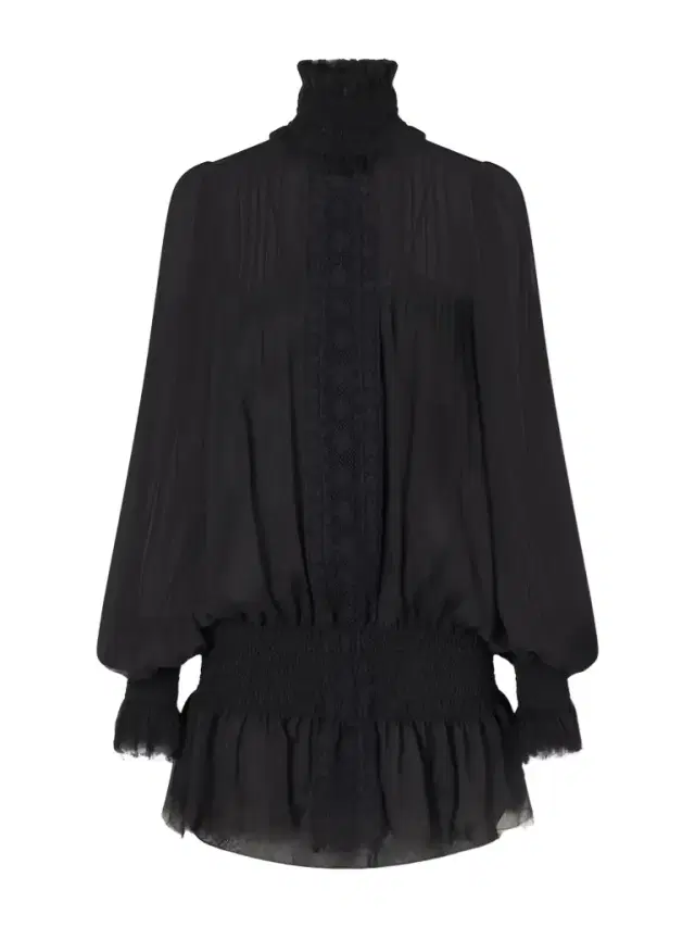 Drama Of Exile Silk-crepon Mini Dress