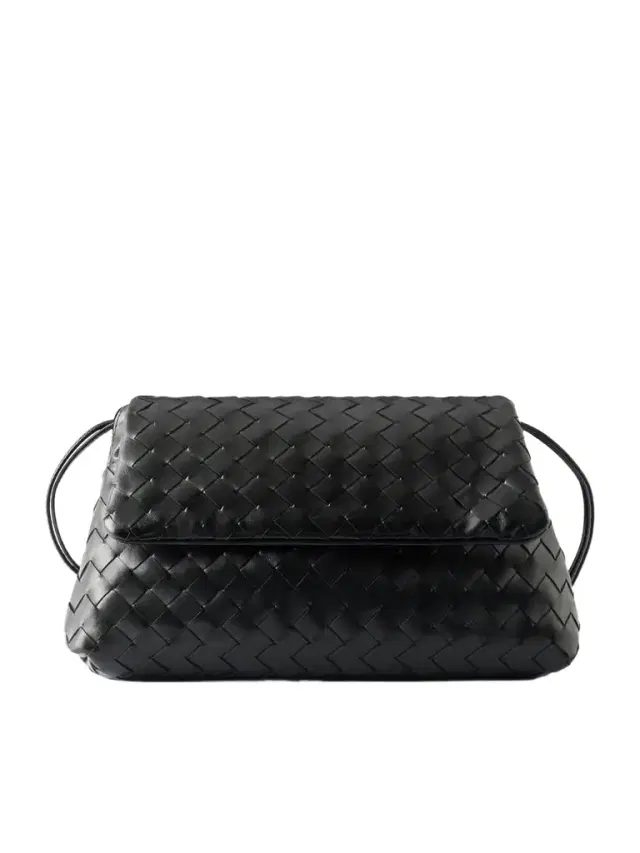 Giorno Intrecciato Leather Shoulder Bag