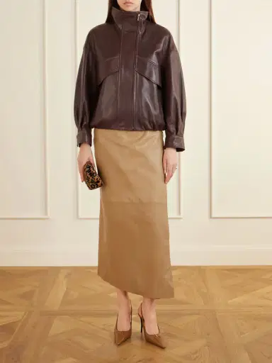 Nour Hammour Leather Jacket | Thumbnail 2