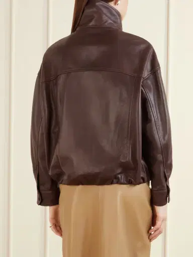Nour Hammour Leather Jacket | Thumbnail 4