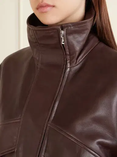 Nour Hammour Leather Jacket | Thumbnail 5