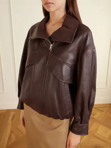 Nour Hammour Leather Jacket | Thumbnail 6