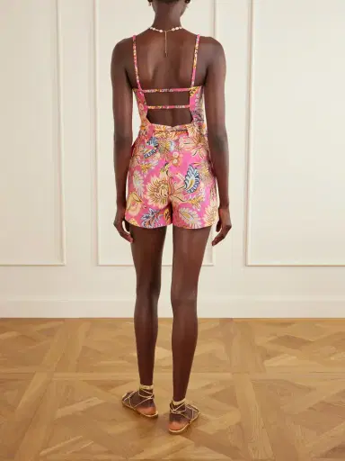 Farm Rio Ligia Floral-print Cotton Jumpsuit | Thumbnail 3