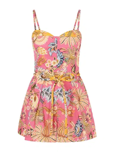 Farm Rio Ligia Floral-print Cotton Jumpsuit | Thumbnail 1