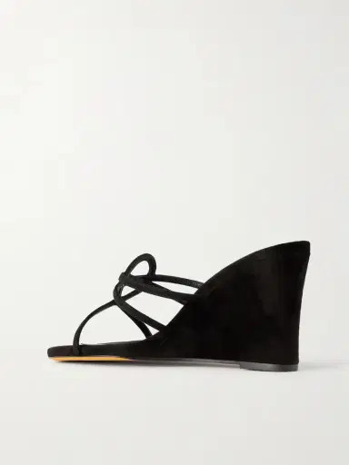 Maryam Nassir Zadeh 70 Opera Suede Wedge Sandals | Thumbnail 3 Maryam Nassir Zadeh 70 Opera Suede Wedge Sandals | Thumbnail 3