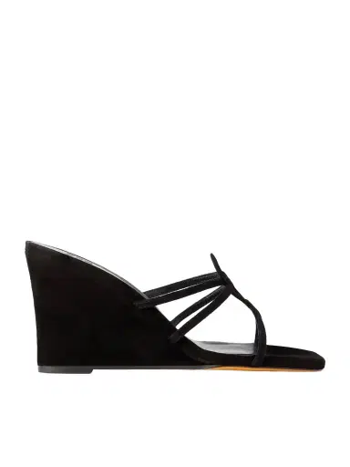 Maryam Nassir Zadeh 70 Opera Suede Wedge Sandals | Thumbnail 1 Maryam Nassir Zadeh 70 Opera Suede Wedge Sandals | Thumbnail 1