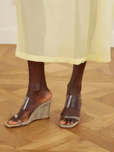 Maryam Nassir Zadeh Olympia Pvc Wedge Sandals | Thumbnail 2 Maryam Nassir Zadeh Olympia Pvc Wedge Sandals | Thumbnail 2