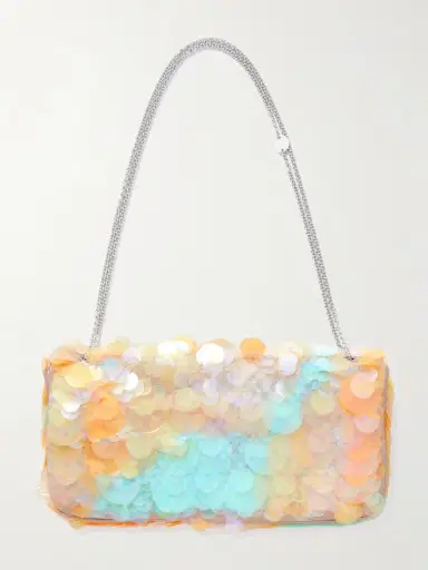 Rabanne Sequined Satin Shoulder Bag | Thumbnail 3