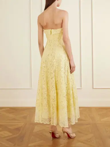 Simkhai Imogen Cotton-lace Midi Dress | Thumbnail 3 Simkhai Imogen Cotton-lace Midi Dress | Thumbnail 3