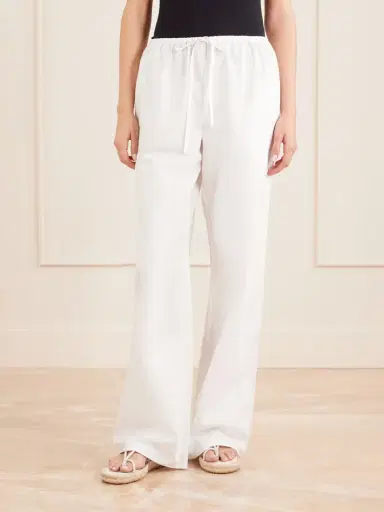 Matteau Drawcord Cotton Straight-leg Pants | Thumbnail 3 Matteau Drawcord Cotton Straight-leg Pants | Thumbnail 3