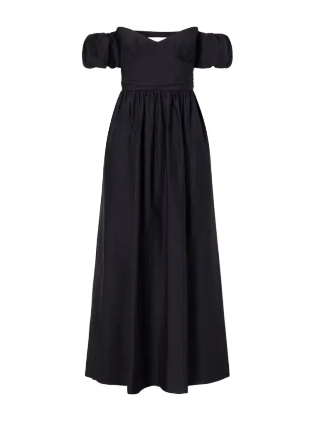 Matteau Off-the-shoulder Organic Cotton-blend Midi Dress