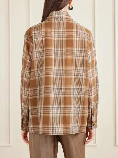 Matteau Checked Cotton-voile Shirt | Thumbnail 4 Matteau Checked Cotton-voile Shirt | Thumbnail 4