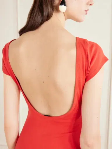 Matteau Open-back Cotton-jersey Mini Dress | Thumbnail 5