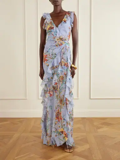 Etro Ruffled Tiered Paisley And Floral-print Satin Maxi Dress | Thumbnail 2