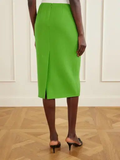 Valentino Garavani Wool-crepe Midi Skirt | Thumbnail 4 Valentino Garavani Wool-crepe Midi Skirt | Thumbnail 4