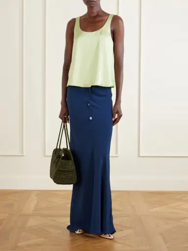 BERNADETTE Emily Satin Maxi Skirt | Thumbnail 2 BERNADETTE Emily Satin Maxi Skirt | Thumbnail 2