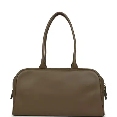Chanel Chanel Large "Perfect Bowling" Bag Dark Khaki Calfskin Gold Hardware | Thumbnail 4 Chanel Chanel Large "Perfect Bowling" Bag Dark Khaki Calfskin Gold Hardware | Thumbnail 4