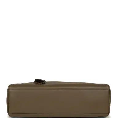Chanel Chanel Large "Perfect Bowling" Bag Dark Khaki Calfskin Gold Hardware | Thumbnail 6 Chanel Chanel Large "Perfect Bowling" Bag Dark Khaki Calfskin Gold Hardware | Thumbnail 6