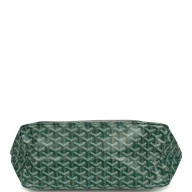 goyard Goyard Goyardine Green Saint Louis PM Tote Bag Palladium Hardware | Thumbnail 6