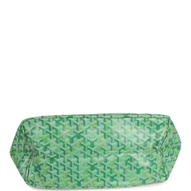 goyard Goyard Goyardine Meadow Green Saint Louis GM Tote Palladium Hardware | Thumbnail 6