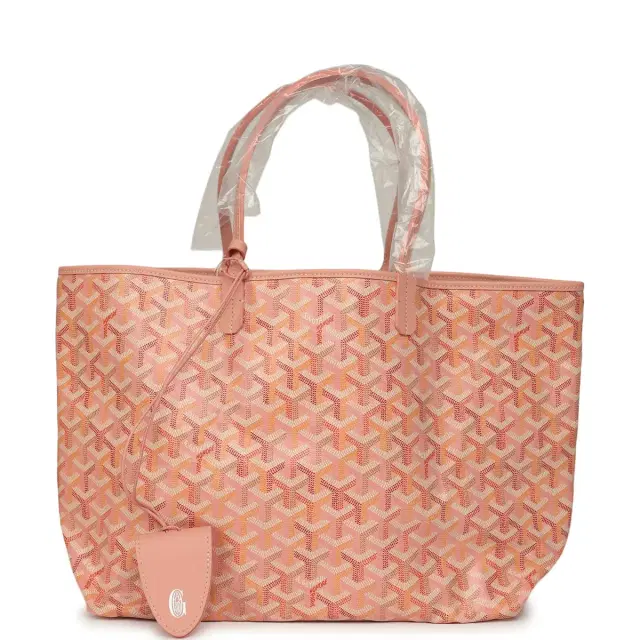 goyard Goyard Goyardine Powder Pink Saint Louis PM Tote Palladium Hardware