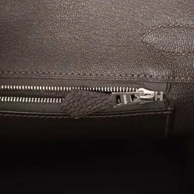 HERMÈS Hermes Birkin 30 Bai Brun Togo Palladium Hardware | Thumbnail 9 HERMÈS Hermes Birkin 30 Bai Brun Togo Palladium Hardware | Thumbnail 9
