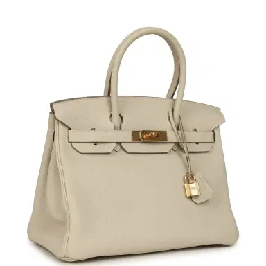 HERMÈS Hermes Birkin 30 Craie Togo Rose Gold Hardware | Thumbnail 2 HERMÈS Hermes Birkin 30 Craie Togo Rose Gold Hardware | Thumbnail 2