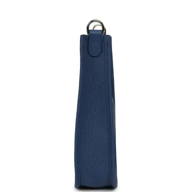 HERMÈS Hermes Evelyne TPM Bleu Tie Clemence Palladium Hardware | Thumbnail 3 HERMÈS Hermes Evelyne TPM Bleu Tie Clemence Palladium Hardware | Thumbnail 3
