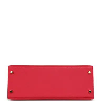HERMÈS Pre-owned Hermes Kelly Sellier 28 Rose Extreme Epsom Gold Hardware | Thumbnail 6 HERMÈS Pre-owned Hermes Kelly Sellier 28 Rose Extreme Epsom Gold Hardware | Thumbnail 6