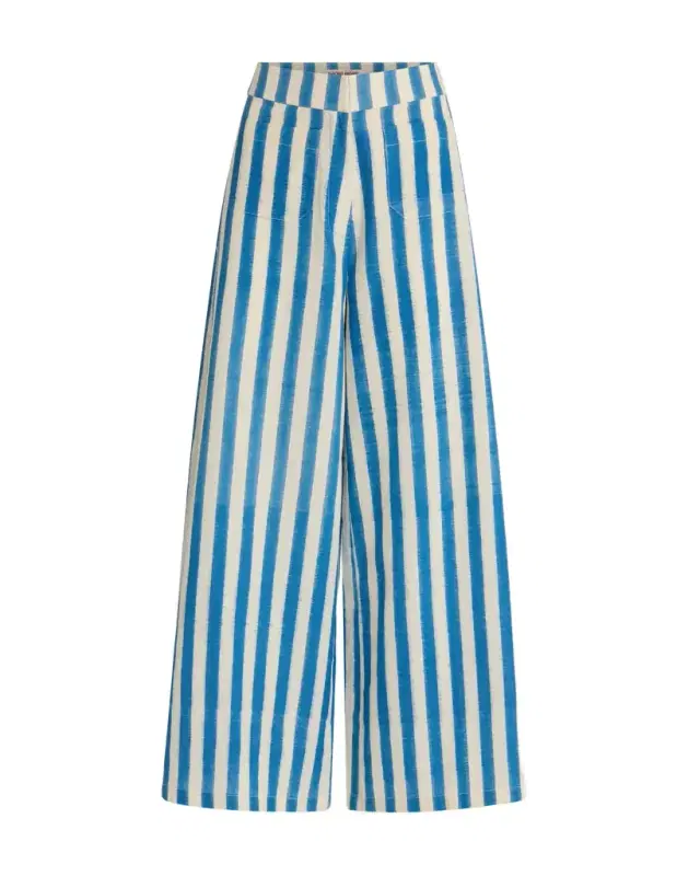 Emporio Sirenuse Adele Trousers in Ikat Stripes