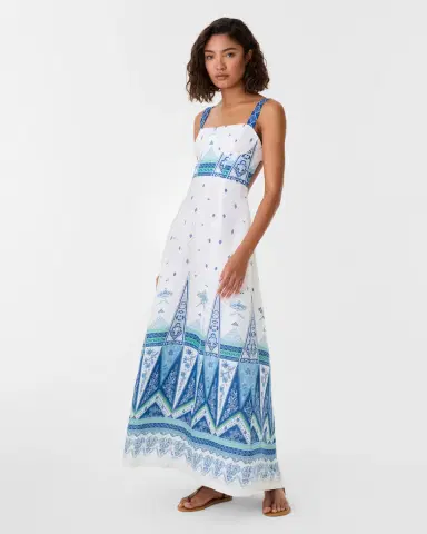 Emporio Sirenuse Azzurra Dress in Kites Print | Thumbnail 2 Emporio Sirenuse Azzurra Dress in Kites Print | Thumbnail 2