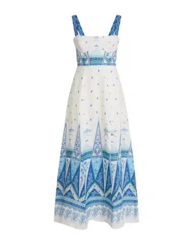 Emporio Sirenuse Azzurra Dress in Kites Print | Thumbnail 1 Emporio Sirenuse Azzurra Dress in Kites Print | Thumbnail 1