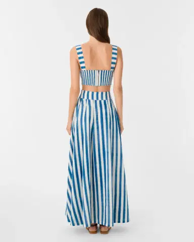 Emporio Sirenuse Dalia Top in Ikat Stripes | Thumbnail 4 Emporio Sirenuse Dalia Top in Ikat Stripes | Thumbnail 4