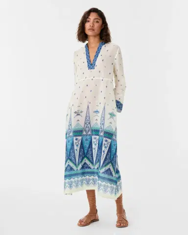 Emporio Sirenuse Giada Caftan in Kites Print | Thumbnail 2 Emporio Sirenuse Giada Caftan in Kites Print | Thumbnail 2