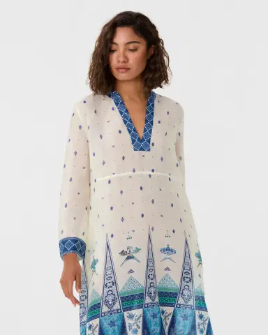Emporio Sirenuse Giada Caftan in Kites Print | Thumbnail 4 Emporio Sirenuse Giada Caftan in Kites Print | Thumbnail 4