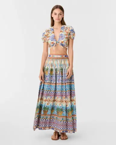 Emporio Sirenuse Poppy Top in Chimera Print | Thumbnail 4 Emporio Sirenuse Poppy Top in Chimera Print | Thumbnail 4