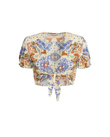 Emporio Sirenuse Poppy Top in Chimera Print | Thumbnail 1 Emporio Sirenuse Poppy Top in Chimera Print | Thumbnail 1