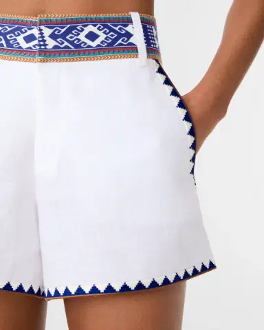 Emporio Sirenuse Shorts in Blue Horizon Print | Thumbnail 5
