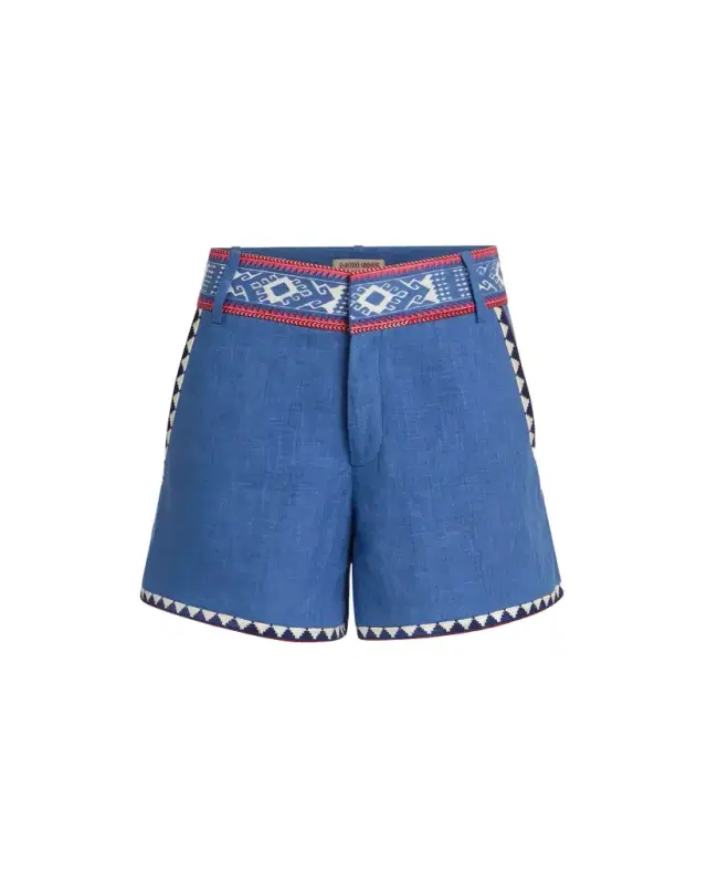 Emporio Sirenuse Shorts in Blue Horizon Print