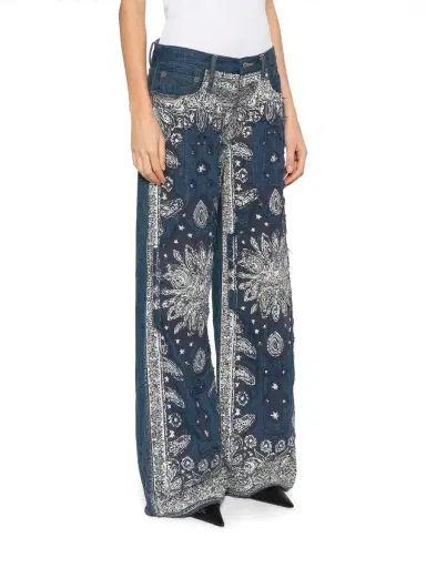 R13 D’Arcy Embroidered Flare Jeans | Thumbnail 3 R13 D’Arcy Embroidered Flare Jeans | Thumbnail 3