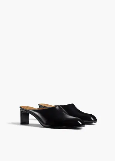 Khaite Colt Low Mule In Black | Thumbnail 2