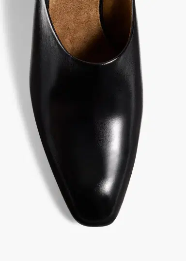 Khaite Colt Low Mule In Black | Thumbnail 3