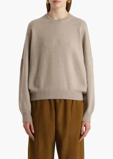 Khaite Margaux Sweater In Putty | Thumbnail 3