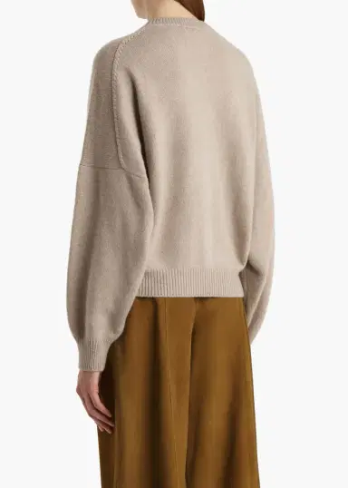Khaite Margaux Sweater In Putty | Thumbnail 4