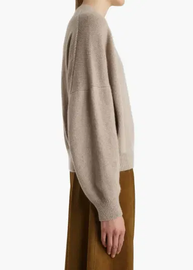 Khaite Margaux Sweater In Putty | Thumbnail 6