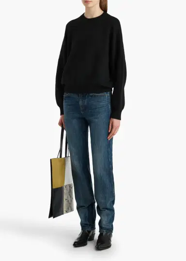 Khaite Margaux Sweater In Black | Thumbnail 2