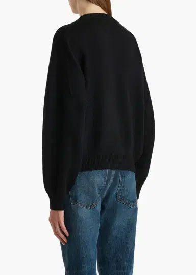 Khaite Margaux Sweater In Black | Thumbnail 4