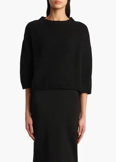 Khaite Sabina Sweater In Black | Thumbnail 3 Khaite Sabina Sweater In Black | Thumbnail 3