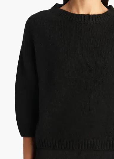 Khaite Sabina Sweater In Black | Thumbnail 5 Khaite Sabina Sweater In Black | Thumbnail 5